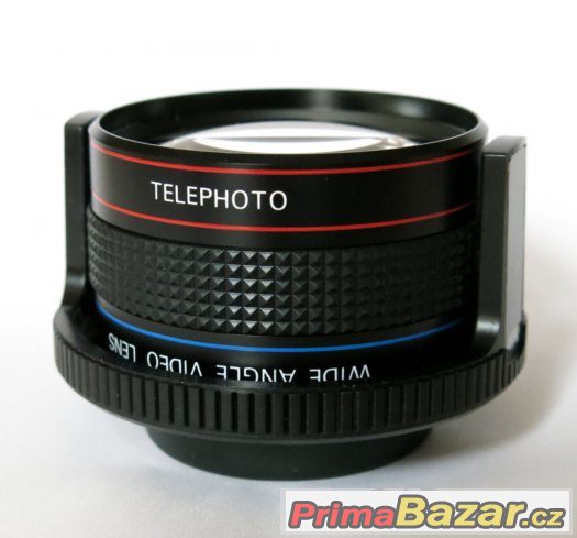 Univerzální video předsádka (wide i tele) do závitu M37 – fotografie 3