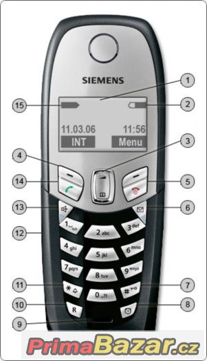 Bezdrátový telefon Siemens Gigaset C450 – fotografie 2
