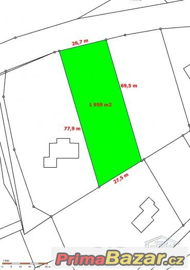 Prodej Stavební pozemek, 1.959 m2, Metylovice – fotografie 1