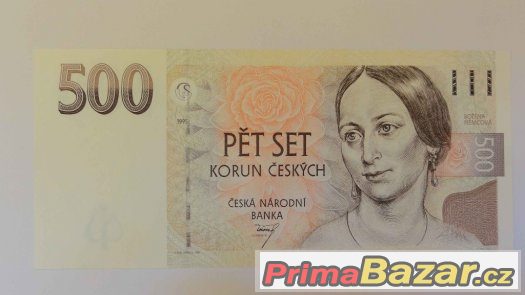 500 Kč 1995 UNC – fotografie 1