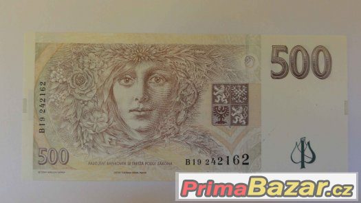 500 Kč 1995 UNC – fotografie 2