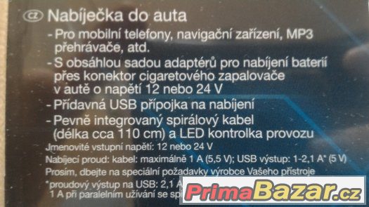 Multifunkční nabíječka do auta – fotografie 2