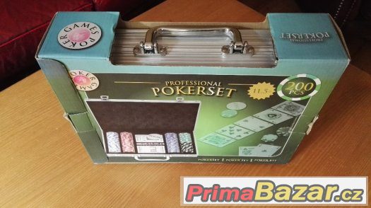 Prodám poker set NOVÝ  Krásný kufřík. – fotografie 1