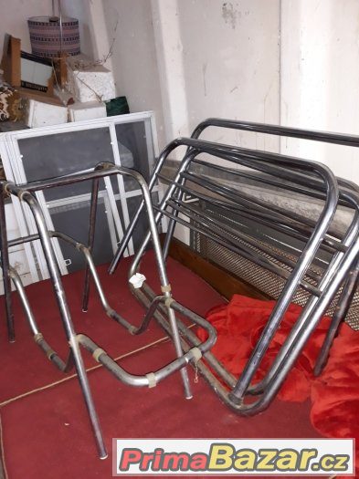 2x kovová postel chrom – fotografie 1
