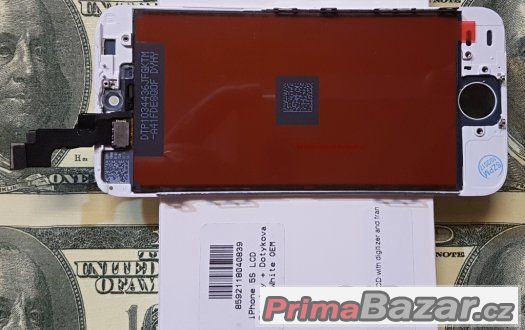 LCD Displej + Dotyková deska iPhone 5s Bílý – fotografie 4