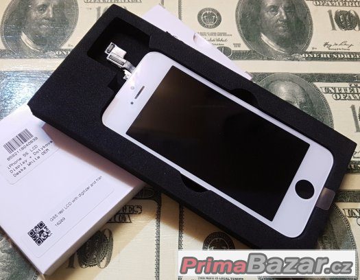 LCD Displej + Dotyková deska iPhone 5s Bílý – fotografie 5