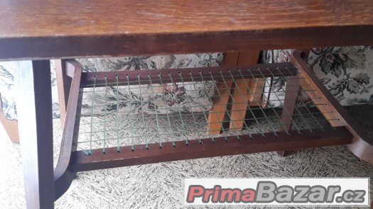 Stolek z 60.let min. stol. - s výpletem - zn. THONET – fotografie 2