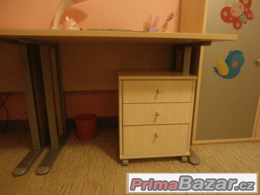 Dětský psací stůl - pěkný, javor – fotografie 2