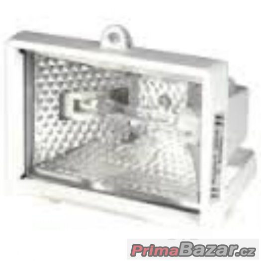 Nástěnný halogen 150W - venkovní, černý bílý – fotografie 2