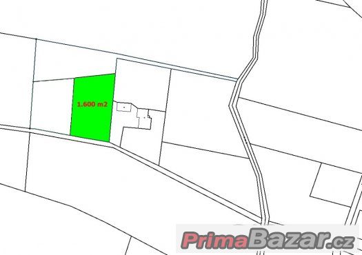 Prodej Stavební pozemek, 1.600 m2, Pazderna – fotografie 1