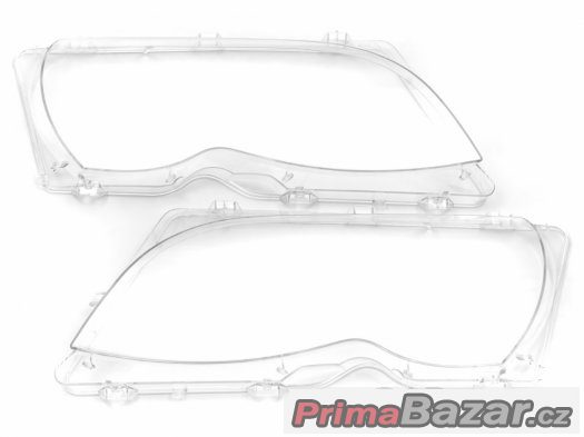 BMW E46 - Kryty (plexi) světel - NOVÉ - Face i Předface – fotografie 1