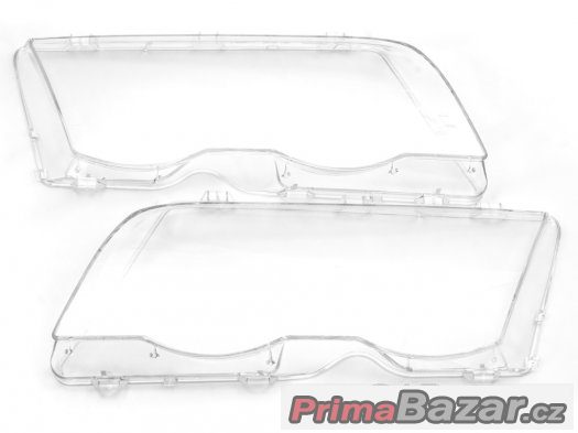 BMW E46 - Kryty (plexi) světel - NOVÉ - Face i Předface – fotografie 5