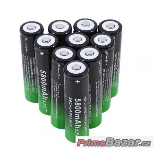 Nabíjecí baterie, model:18650,  5800mAh 3.7V – fotografie 1
