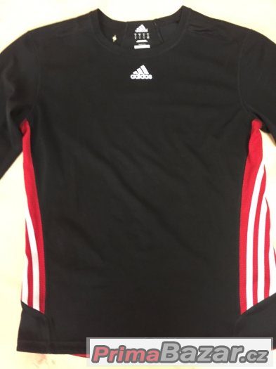 Adidas CLIMACOOL sportovni triko s dlouhym rukavem - cerne – fotografie 2