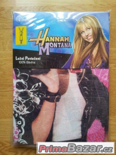 Prodám NOVÉ povlečení Hannah Montana - ruzove – fotografie 1