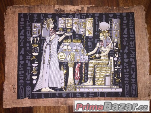 Prodam NOVY papyrus - original z Egypta 32x23 cm – fotografie 3