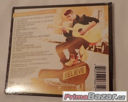 Prodám CD/DVD Deluxe Edition JUSTIN BIEBER - Believe – fotografie 2