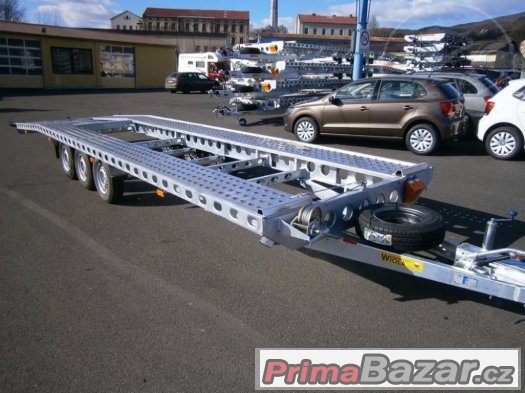 Autopřepravník 8 x 2.07 m na 2 auta NOVÝ 3 nápravy – fotografie 1