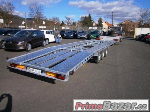 Autopřepravník 8 x 2.07 m na 2 auta NOVÝ 3 nápravy – fotografie 4
