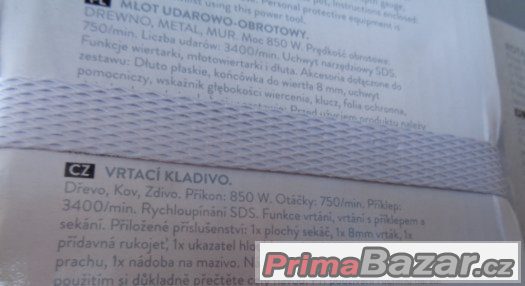 NOVÉ VRTACÍ KLADIVO – fotografie 3
