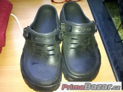 Prodám černé pánské CROCS, vel. M8