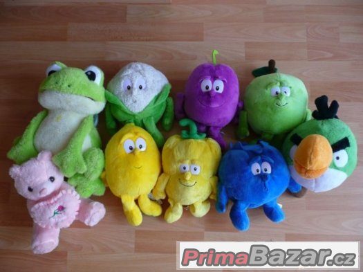 Plyšáci Billa Citron,Paprika,Květák,Angry Birds – fotografie 1