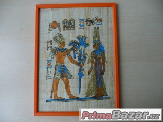 Obraz zarámovaný papyrus Egypt – fotografie 1
