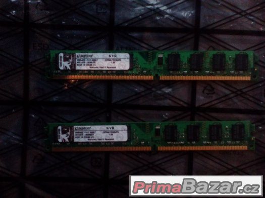 Funkční paměti DDR2 - 2x2GB, 2x1GB, 2x1GB+2x512MB – fotografie 1