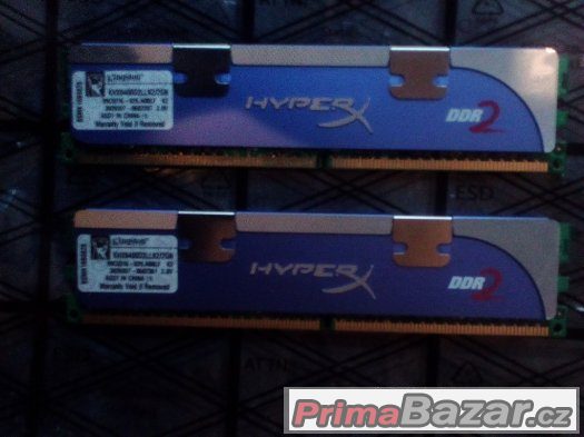 Funkční paměti DDR2 - 2x2GB, 2x1GB, 2x1GB+2x512MB – fotografie 4