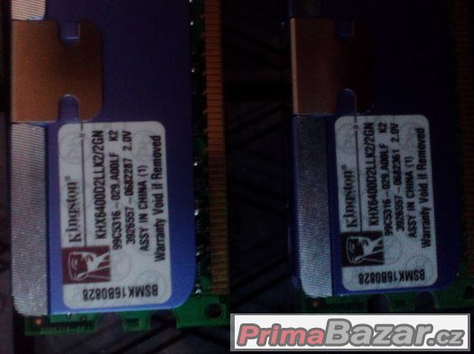 Funkční paměti DDR2 - 2x2GB, 2x1GB, 2x1GB+2x512MB – fotografie 5
