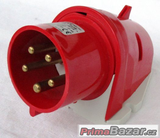 Třífázová přívodka - 5 pólová, 32A / 400V, krytí IP 44 – fotografie 1