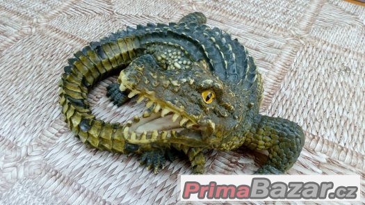 Krokodýl - dekorativní postava na zahradu NOVÝ-pošta ZDARMA – fotografie 1
