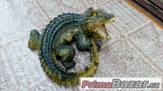 Krokodýl - dekorativní postava na zahradu NOVÝ-pošta ZDARMA – fotografie 3
