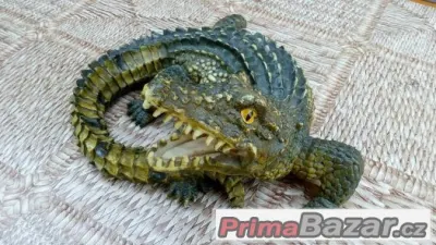 Krokodýl - dekorativní postava na zahradu NOVÝ-pošta ZDARMA