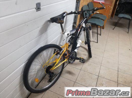Horské celoodpružené kolo 26"- RÁM 18" TOP CENA - PO SERVISE – fotografie 5