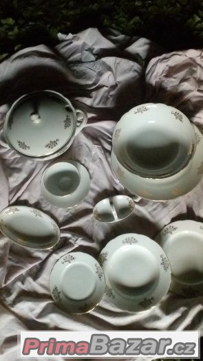 Luxusní jídelní porcelánová souprava - 26 dílů NOVÁ – fotografie 1