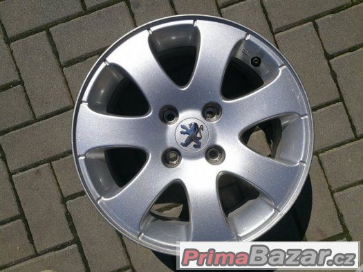 Prodám ALU kola Original Peugeot R15 4X108 více sad – fotografie 1