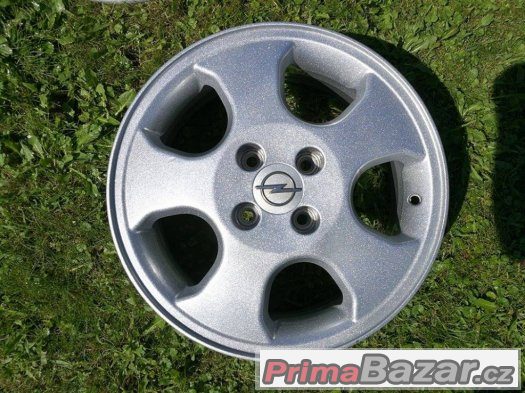 Prodám ALU kola Original Opel R15  4x100 – fotografie 1