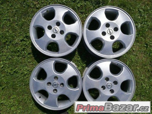 Prodám ALU kola Original Opel R15  4x100 – fotografie 2