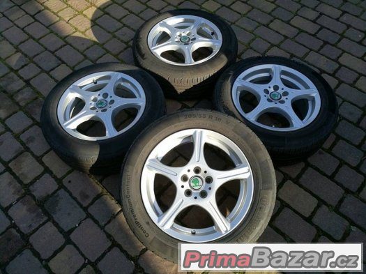 Prodám ALU kola R16 5x100 Škoda, VW, Seat, Audi – fotografie 3