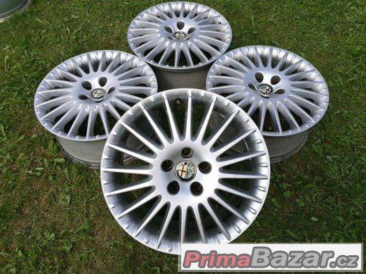 Prodám ALU kola original Alfa Romeo 5x110 R17 – fotografie 3