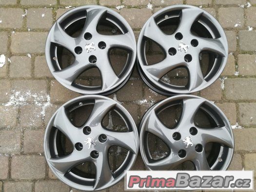 Prodám ALU kola Original Peugeot R15 4X108 – fotografie 2