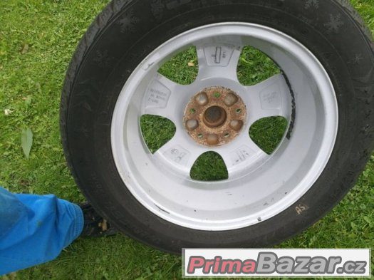 Prodám ALU kola Original Fiat R16 5x114,3 – fotografie 4
