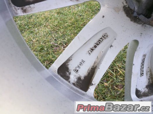 Prodám ALU kola Original Fiat R16 o rozteči 4X98 – fotografie 4