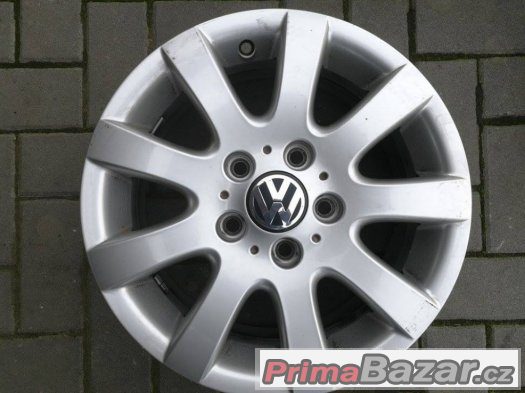 Prodám ALU kola Original VW Golf 5 R15 5x112 – fotografie 1
