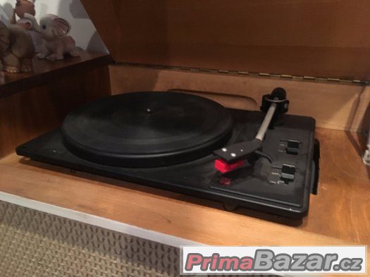 Radio s Gramofonem SUPRAPHON stylový retro kus – fotografie 5