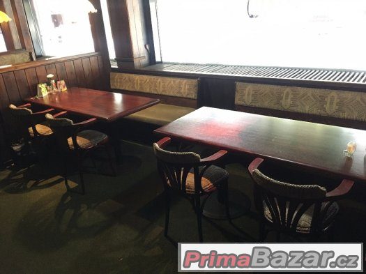 Restaurace vybavení část 2. - lavice, stoly komplet interi – fotografie 2
