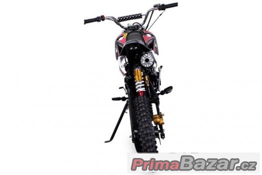 DirtBike 125cc ,Nový, 17/14 - černá, záruka 2 roky – fotografie 3
