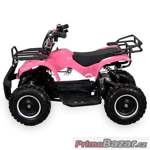 Dětská elektro čtyřkolka Torino 800w-růžová – fotografie 4