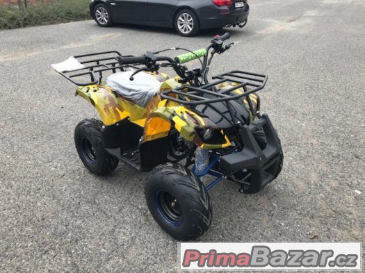 Dětská čtyřkolka Hummer 125cc -žlutý maskáč – fotografie 1